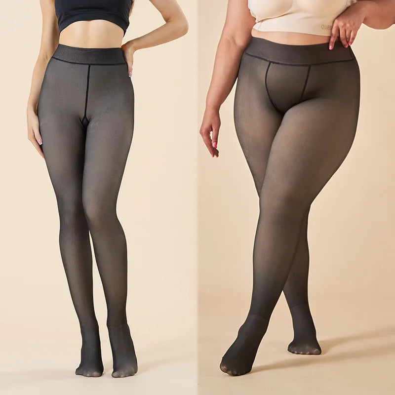 Fleece-Lined Thermal Elegance Tights™